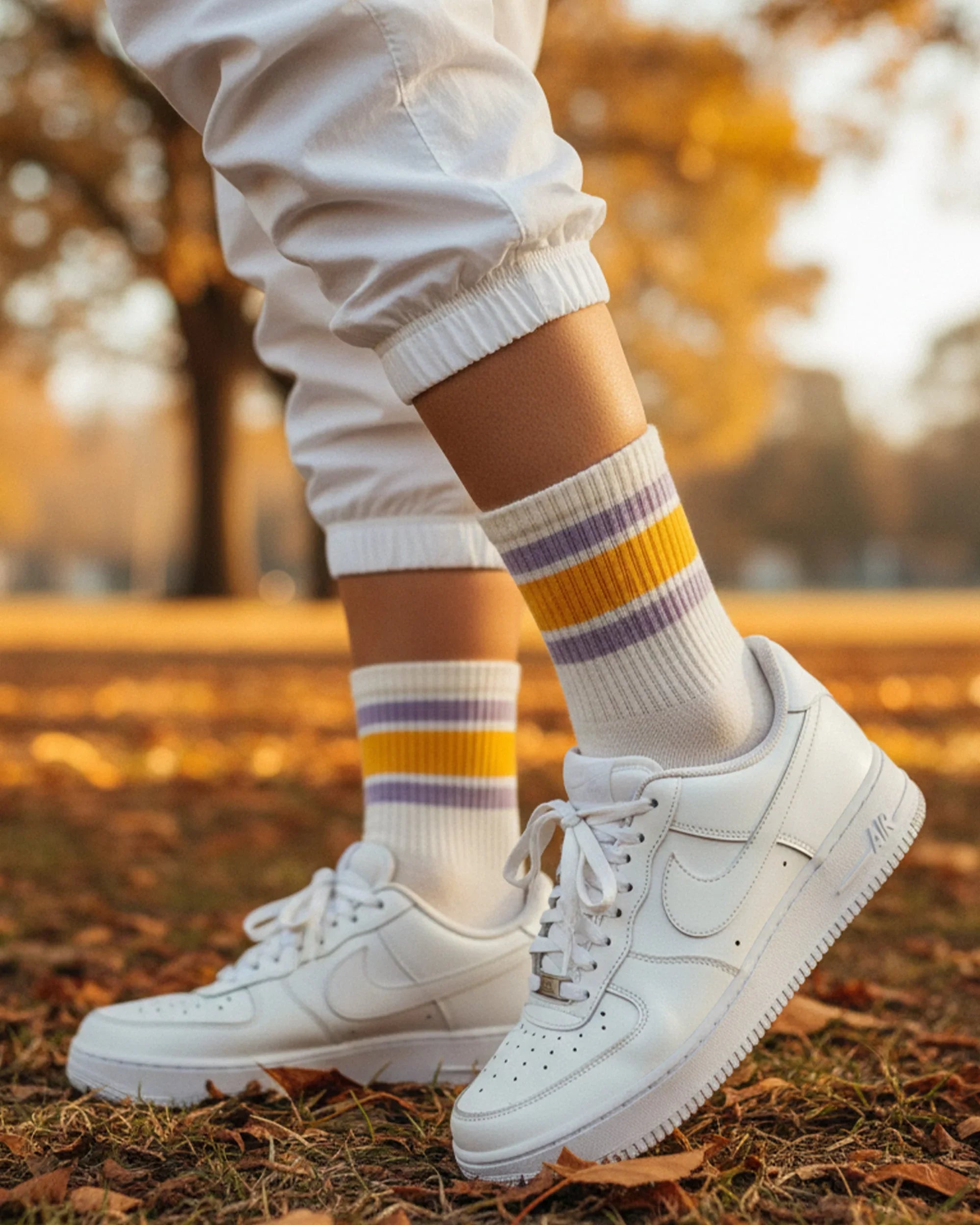 Vinny Socks RETRO - Lakers - Vinny Socks šarene pamučne čarape za poklon
