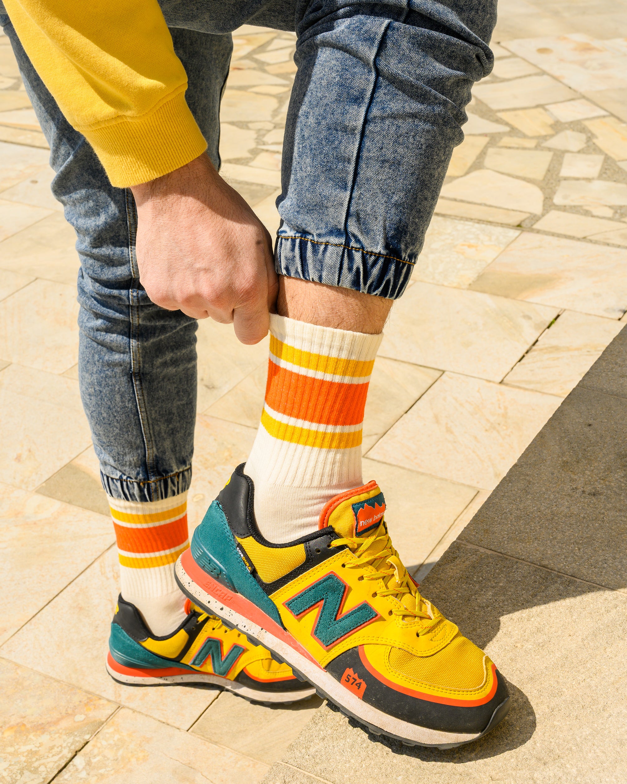Vinny Socks RETRO - Valencia - Vinny Socks šarene pamučne čarape za poklon